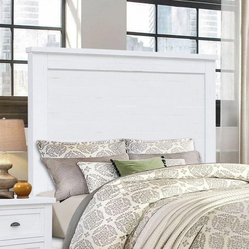 Wayfair white wood headboard discount